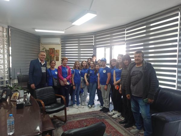 Επίσκεψη μαθητών και εκπαιδευτικών από τη Ρουμανία στο Δημαρχείο Κορδελιού Ευόσμου